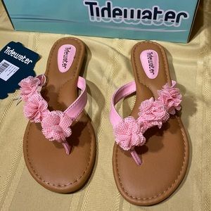 Tidewater pink flip flop, new